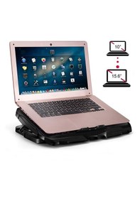 Resim D17 Kırmızı Ledli 4 Fanlı Ayarlanabilir Leptop-notebook Soğutucu 