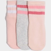 Resim Defacto Kız Bebek Dikişsiz 3lü Pamuklu Havlu Çorap G5481a5nskr1 Çok Renkli-kr1 