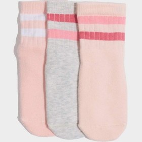 Resim Defacto Kız Bebek Dikişsiz 3lü Pamuklu Havlu Çorap G5481a5nskr1 Çok Renkli-kr1 