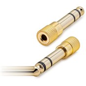 Resim ALFA AKSESUAR 03 6.5 Mm To 3.5 Mm F Çevirici Enstruman Gitar Gold HDX1264 