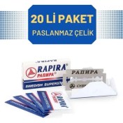 Resim Bfs Rapira 20 Adet Çelik Tıraş Jileti 