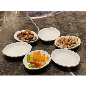 Resim 6 Adet İstridye Çerezlik Reçellik Lokumluk Sosluk 