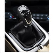Resim Genel Markalar Mazda Cx9 (2011-) Uyumlu Vites Körüğü Siyah Deri Siyah Dikiş 