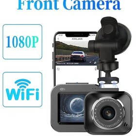 Resim Foxgod Araba Dvr Dash Cam Wifi 2.0 '' Fhd1080p Gösterge Tablosu Kamera Kara Kutu Gece 323-without Tf Card 