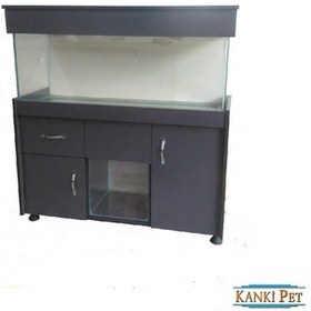 Resim Kanki Pet 100 CM Mdf Mobilyalı Akvaryum Kpmdf100y01 