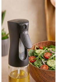 Resim Loria 350 Ml Sprey Cam Yağdanlık, Püskürtmeli Zeytinyağı Ve Sıvıyağ Yağlık Şişesi Şeffaf 