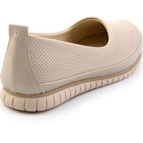 Resim Bej Leather Kadın Babet K01140004903 Bej 