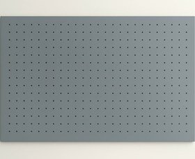 Resim GALVANİZ METAL ÇOK AMAÇLI PANO PEGBOARD, CAM GRİ, 86X41X3 CM 