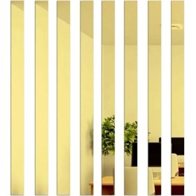 Resim Dekoratif Şerit Ayna Pleksi Duvar Kaplama Süsü 2 cm x 100CM ( Yapışkanlı ) 