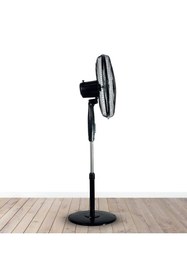 Resim JOYSIDEA 16'' Siyah Ayaklı Vantilatör 40 W Güçlü 5 Kollu Pervane ile Uzun Ömürlü Tasarım 