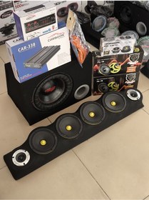 Resim patili tasarım Oto Ses Sistem Paketi Komple Eksiksiz Full 