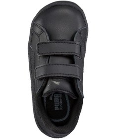 Resim Puma Smash Leather V Çocuk Ayakkabı 361591 05 Siyah 