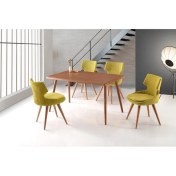 Resim Gio Ahşap Mutfak Cafe Masası 