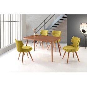 Resim Gio Ahşap Mutfak Cafe Masası 