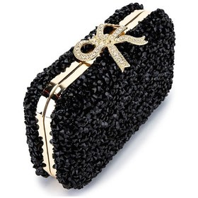 Resim Tamer Tanca Kadın Vegan Siyah Abiye Çanta 1083 036 Bn Cnt Sk25-26 Sıyah Tas Siyah 