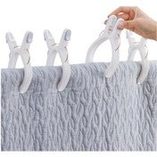 Resim Plaj Havlusu Klipsi Büyük Plastik Rüzgar Geçirmez Elbise Asma Mandalı Büyük Açılış Sıkma Aracı Ev Giysileri Kurutma Klipsi Yorgan 