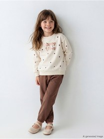 Resim LC Waikiki NEVAVM Farkıyla Baskılı Kız Çocuk Sweatshirt ve Eşofman Altı 