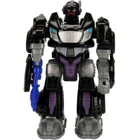 Resim Happy Kid M.a.r.s. Sesli Ve Işıklı Yürüyen Robot 04072 Siyah 