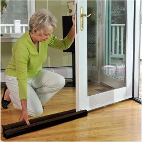 Resim 4 Adet Kapı Altı Rüzgar Önleyic Isı Yalıtım Süngeri Rüzgartoz Soğuk Süngeri Çift Taraflı Izolasyon 