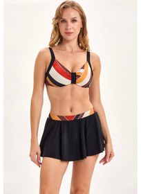 Resim Lenaca Argento 1286-2064 Etekli Bikini Takımı Desenli 
