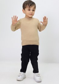 Resim Cloudy Kids Erkek Çocuk Bisiklet Yaka Triko Kazak 