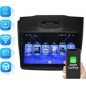 Resim Isuzu D-Max 2012-2019 9 inç 6-128 GB PRO Android Carplay Multimedya 