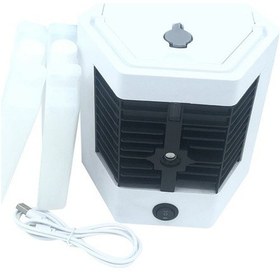 Resim Mini Klima Fanı Masaüstü Soğutucu Fan Usb Taşınabilir Sprey Nemlendirici Su Soğutma Fanı Yatak Odası Ve Masaüstü Için 2001 Renkli 