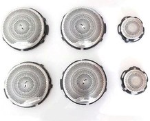 Resim Mercedes W205 & W213 Uyumlu Bürmester 6 Parça Hoparlör Kapağı (geçme Model) 