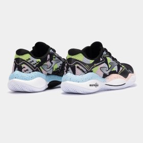 Resim Joma Smash Kadın TSMALW2501C Toprak Kort Tenis & Padel Ayakkabısı - Siyah 