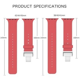 Resim Pazly İos Uyumlu Metal Kelebek Toka Silikon İzle Kayış, 40mm, 2022 Yeni Model 