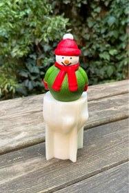 Resim STOREMAX Concept 3D Christmas Kardan Adam Silikon Mum Kalıbı 1185222 