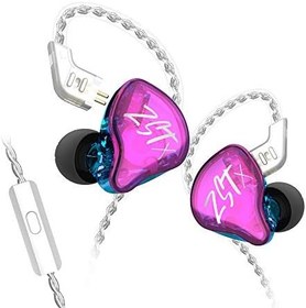 Resim KZ ZST X Hibrit Sürücü In Ear Monitör IEM Kablolu Kulak İçi Oyuncu Kulaklık Mikrofonlu 