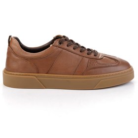 Resim Bambi Ceviz Hakiki Deri Erkek Sneaker E01811410743 