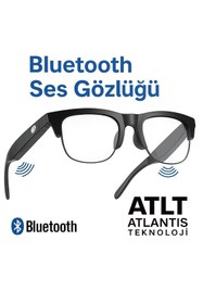Resim ATLT ATLANTİS S6 SMART GLASSES HOPERLÖR MİKROFONLU UV KORUMALI AKILLI GÜNEŞ GÖZLÜĞÜ UNİSEX POLARİZE LENS ŞEFFAF 