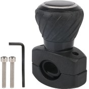 Resim Dashanshop Siyah Araç Direksiyon Spinner Topuzu 360 Derece Dönüş Kontrol Kolu 