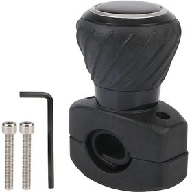 Resim Dashanshop Siyah Araç Direksiyon Spinner Topuzu 360 Derece Dönüş Kontrol Kolu 