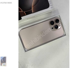 Resim Apple iPhone 16 Pro İkinci El YD | 256 GB | Çöl Titanyum 