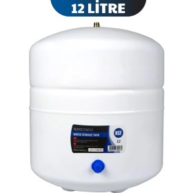Resim Evora 12 Litre Su Arıtma Cihazı Tankı 3.2 Galon Çelik Tank Yüksek Performanslı ve Kolay Montaj 