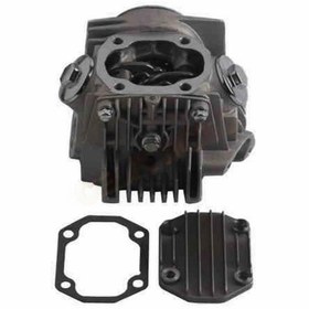 Resim ÇELİKMOTO SİLİNDİR ÜST KAPAK KOMPLE 110cc CUB [KATALİZATÖR ÇIKIŞLI] #52701 