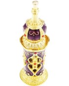 Resim Orta Doğu Metal Cam Parfüm Şişesi Parfüm Şişesi Jbcyv8 Mor 