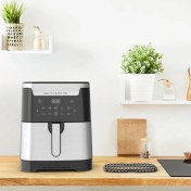 Resim Tefal Easy Fry & Grill & Xxl 6.5 Lt Geniş Hacimli Yağsız Premium Fritöz Airfryer Gri, Onerous lambader hediye 