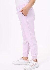 Resim Toontoy Kız Çocuk Beli Paçası Ribanalı Cepli Basic Jogger Eşofman Altı 2 İplik 