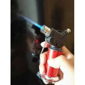 Resim Marsilyan Pürmüz Çakmak Kapaklı 1300 Derece Gazlı Pürmüz Çakmak Alev Isı Tabancası 