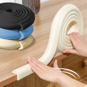 Resim 1 adet Yumuşak Silikon Köşe Koruyucu, 200.0cm Uzun, Kendinden Yapışkan Güvenlik Kenar Koruması, Mobilya ve Masa Köşeleri için, Çocuk Güvenlik Bumpersı, Cam, Dolaplar, Elektrik Gerektirmez, Noktasal Temizlik, İdeal Noel Şükran Günü Hediyesi 