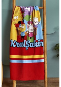 Resim Karaca Home X Kral Şakir Sıkı Dostlar Plaj Havlusu 75 x 150 CM 