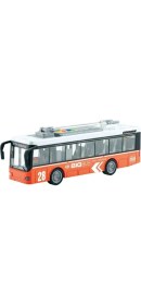 Resim MCM Group WY911A-B Sesli ve Işıklı Elektrikli Otobüs Troleybüs 1:16 -Vardem 