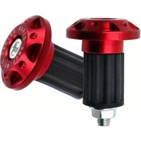 Resim Cloudstore Kırmızı 2 Adet Motor Gidon Ucu Tıkacı Kapakları Aksesuar Yükseltme 