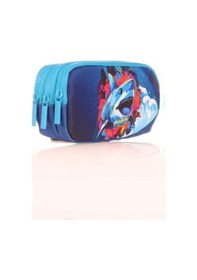 Resim Kaukko Kids 3 Bölmeli Kalem Çantası Layer Shark Mavi L8185 