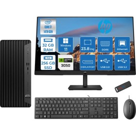 Resim Hp Pro Tower 400 G9 Intel Core I7 14700 32GB Ddr5 256GB SSD 23.8" Fhd Windows 11 Pro Nvidia RTX3050-6GB Masaüstü Bilgisayar 235V5M2ESRTX3050P16 + Zetta USB Bellek 