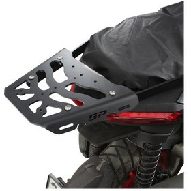 Resim GP Kompozit Aprilia SR GT 125 / 200 2022-2023 Uyumlu Çanta Demiri Siyah 